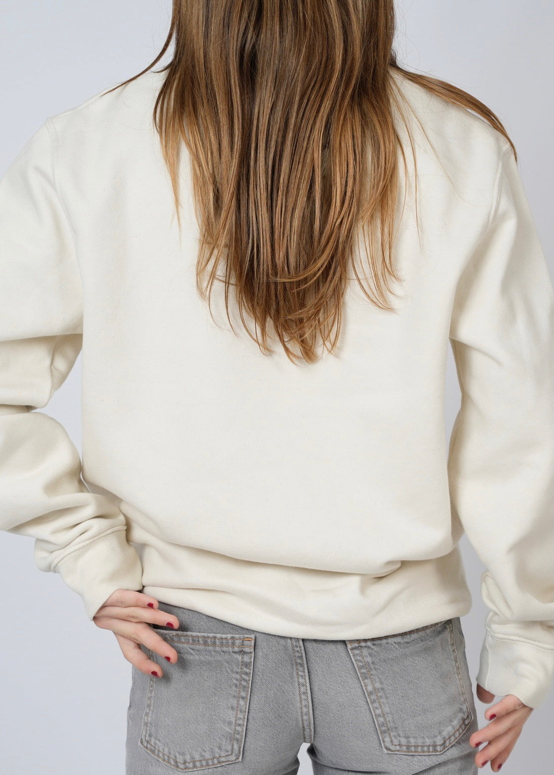 CREW NECK BEIGE